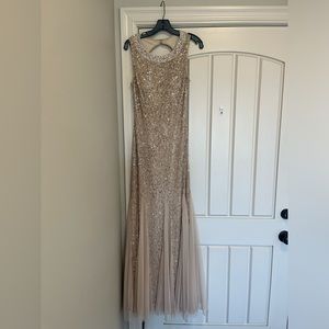 Mother of the Bride or Mother of the Groom Dress. Formal Maxi Dress.